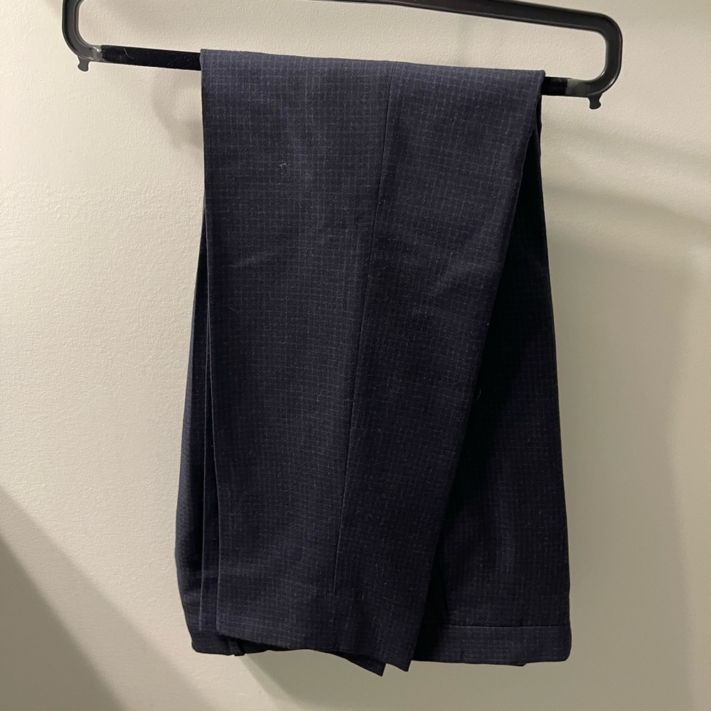 Men's Navy Dress Pants - Classic Tailored Fit